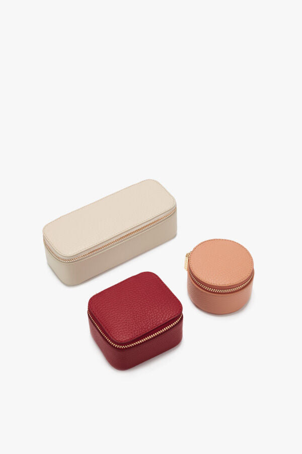 Mini Leather Organizer Set