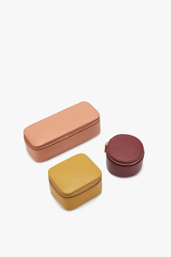 Mini Leather Organizer Set