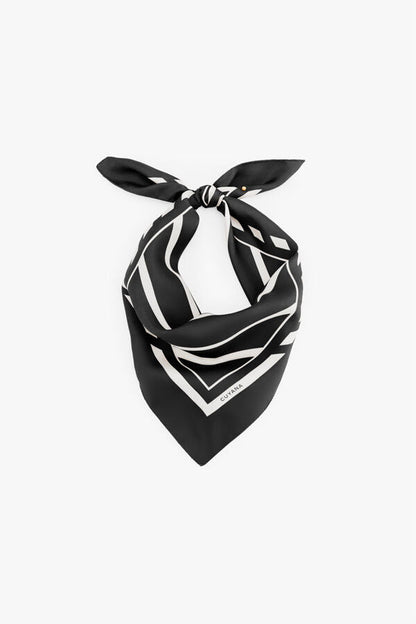 Washable Silk Striped Bandana