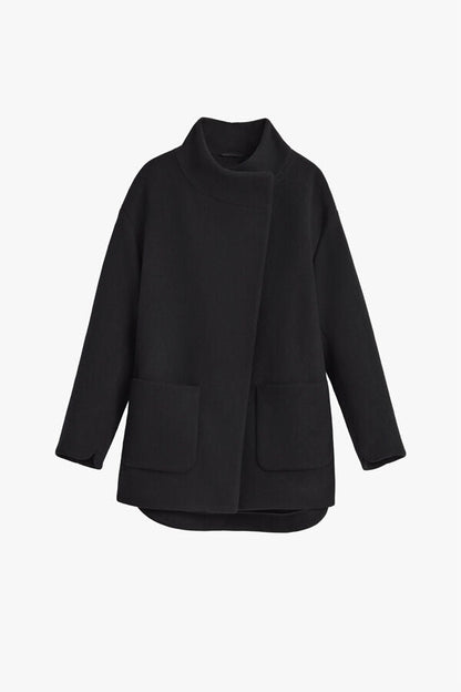 Wool High-Low Jacket