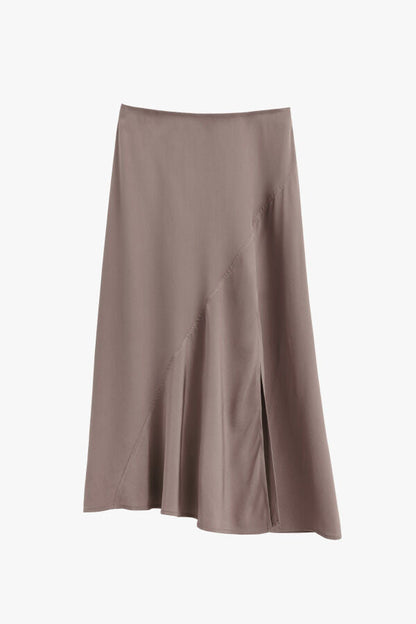 Silk Asymmetrical Skirt