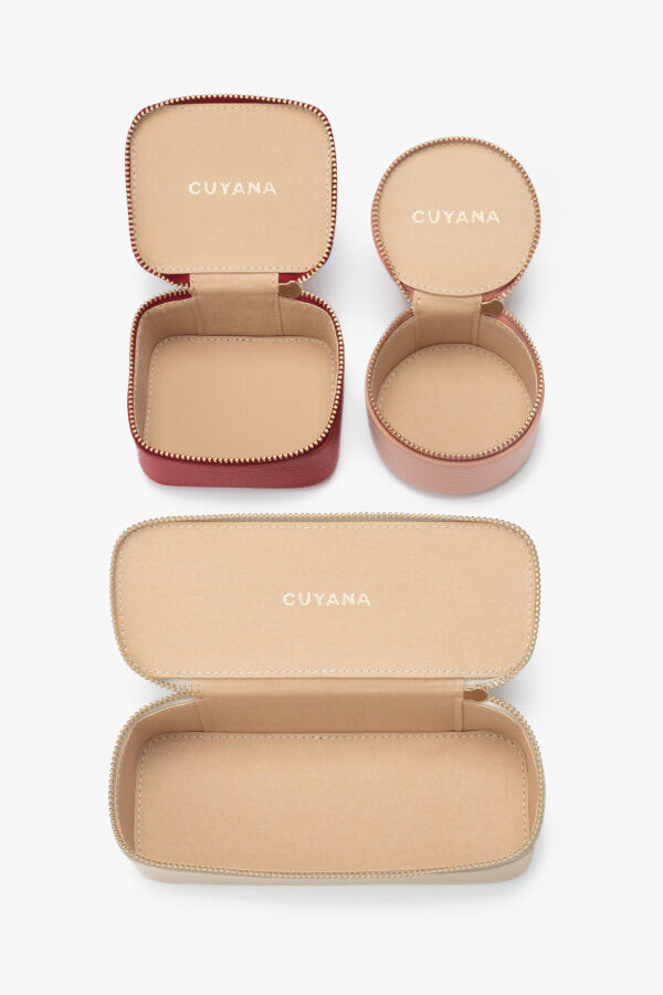Mini Leather Organizer Set
