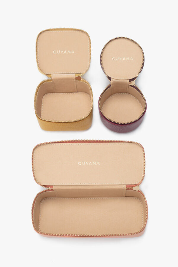 Mini Leather Organizer Set