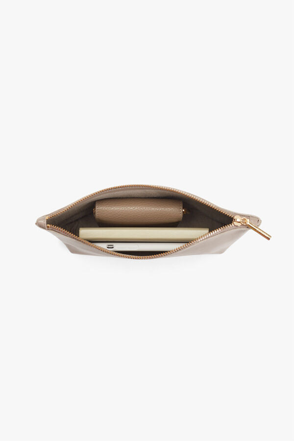 Small Leather Zipper Pouch