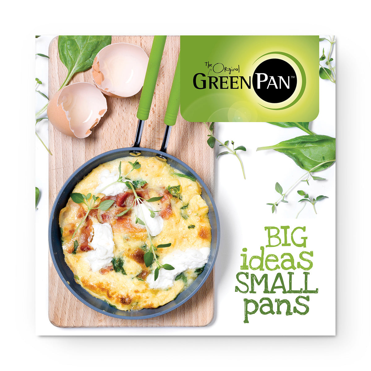 Mini Ceramic Nonstick 5" Round Frypan | Green