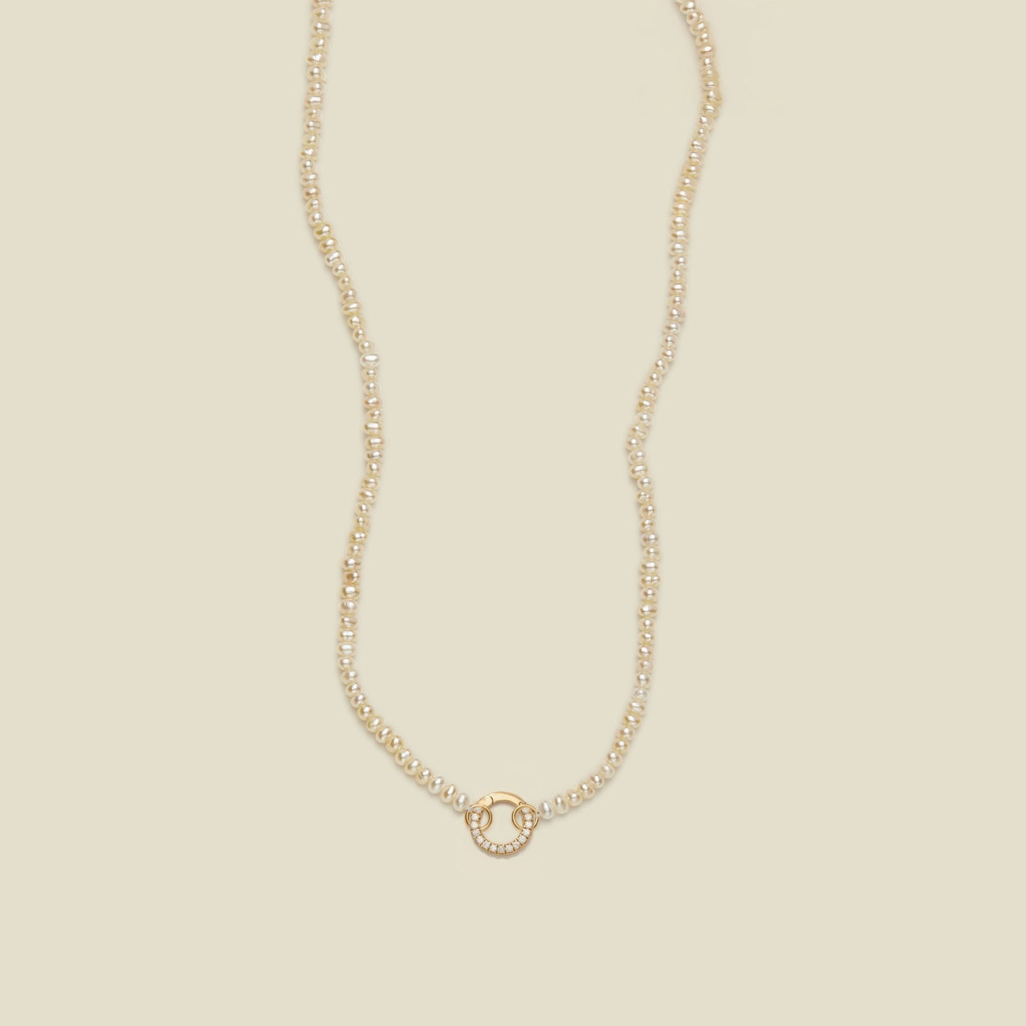 Pearl Strand Charm Necklace | Final Sale