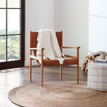 Rassi Handwoven Round Jute Area Rug - 4' Round