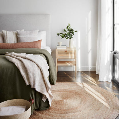 Rassi Handwoven Round Jute Area Rug