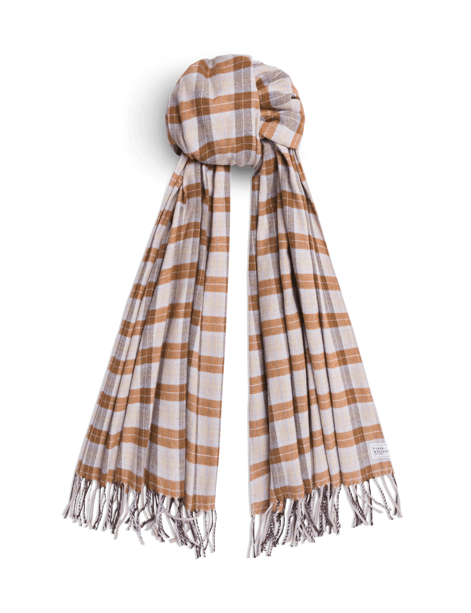 NOELLE Gray and Brown Plaid