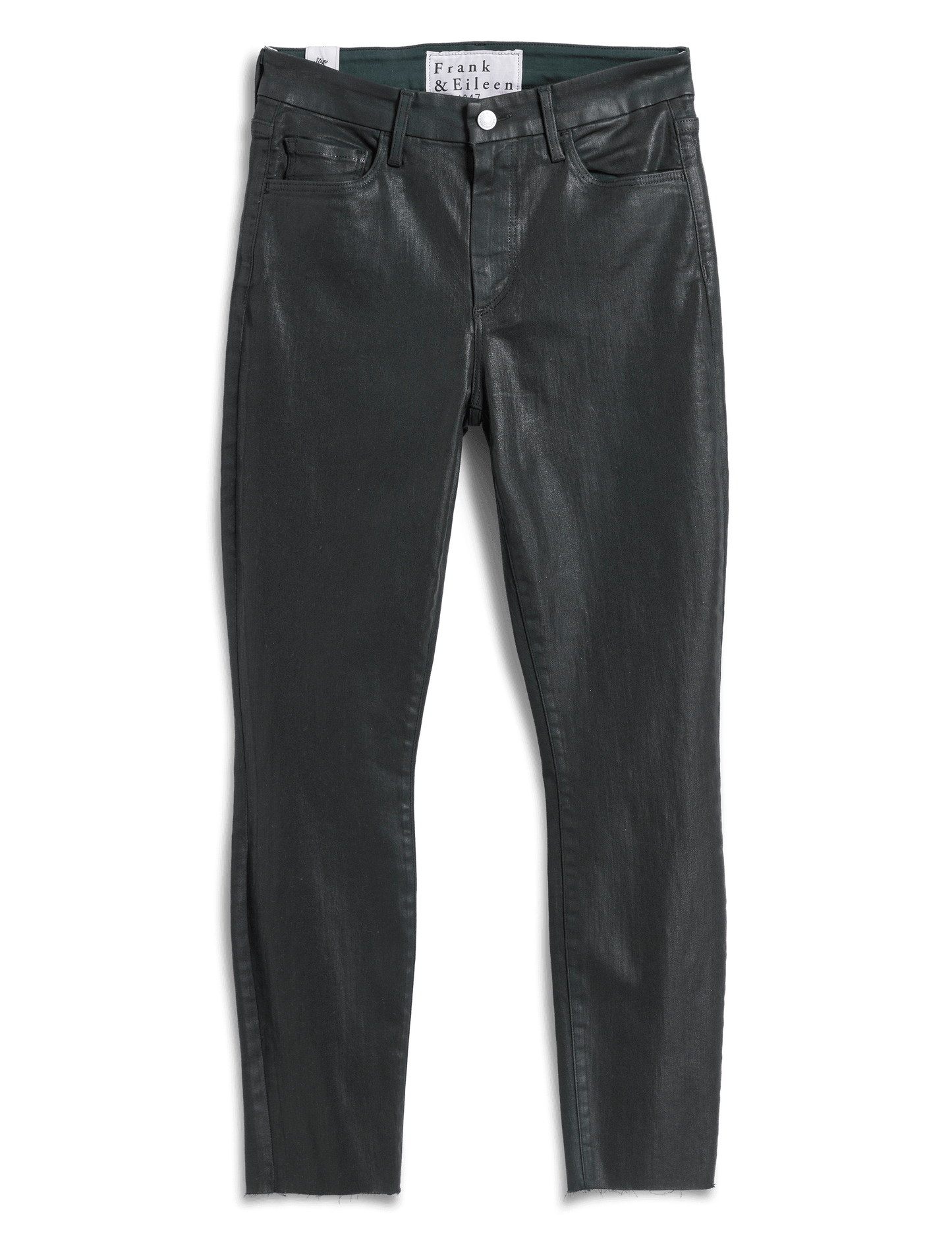 SLIGO Dark Green Wax, Italian Waxed Denim