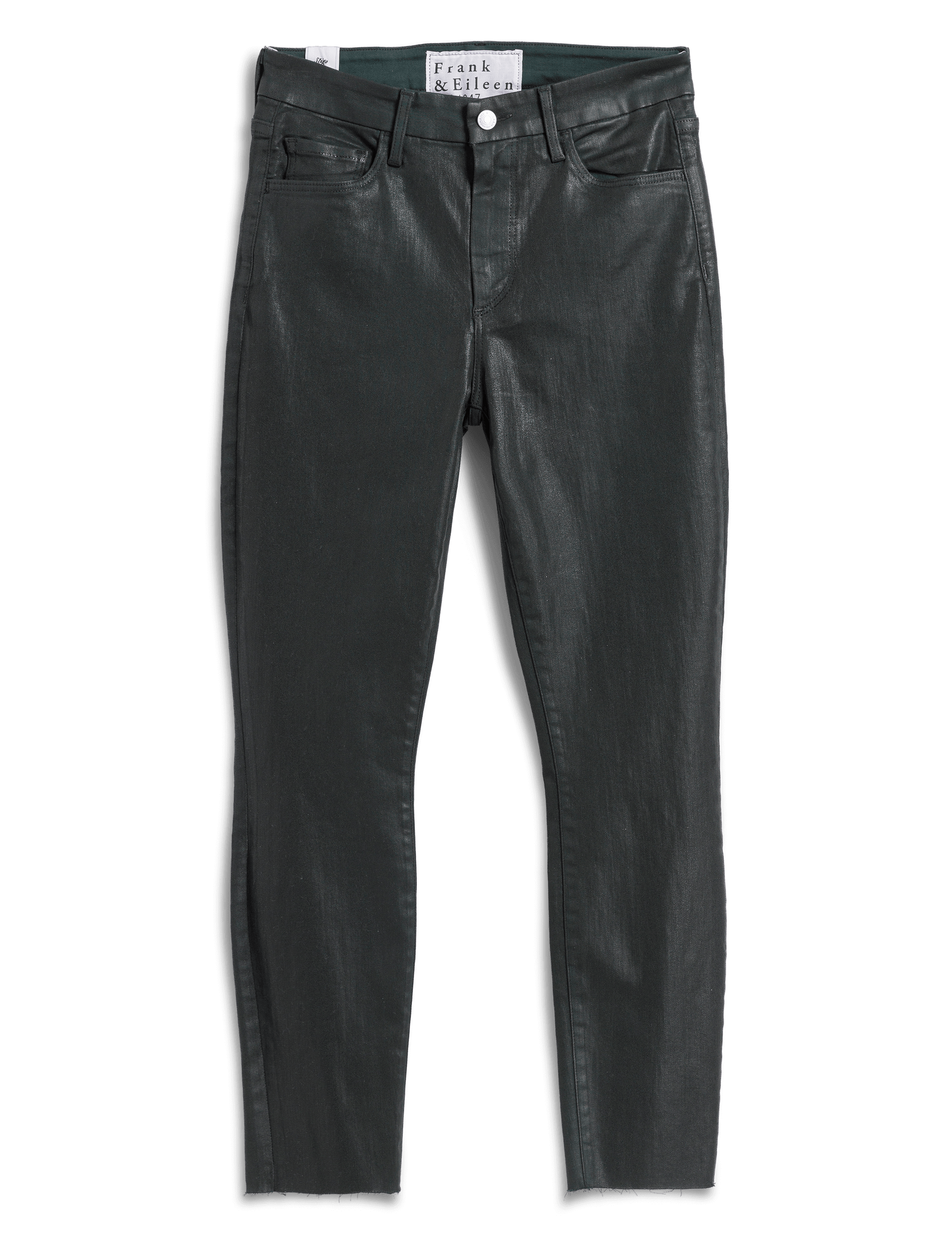 SLIGO Dark Green Wax, Italian Waxed Denim