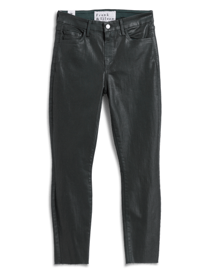 SLIGO Dark Green Wax, Italian Waxed Denim