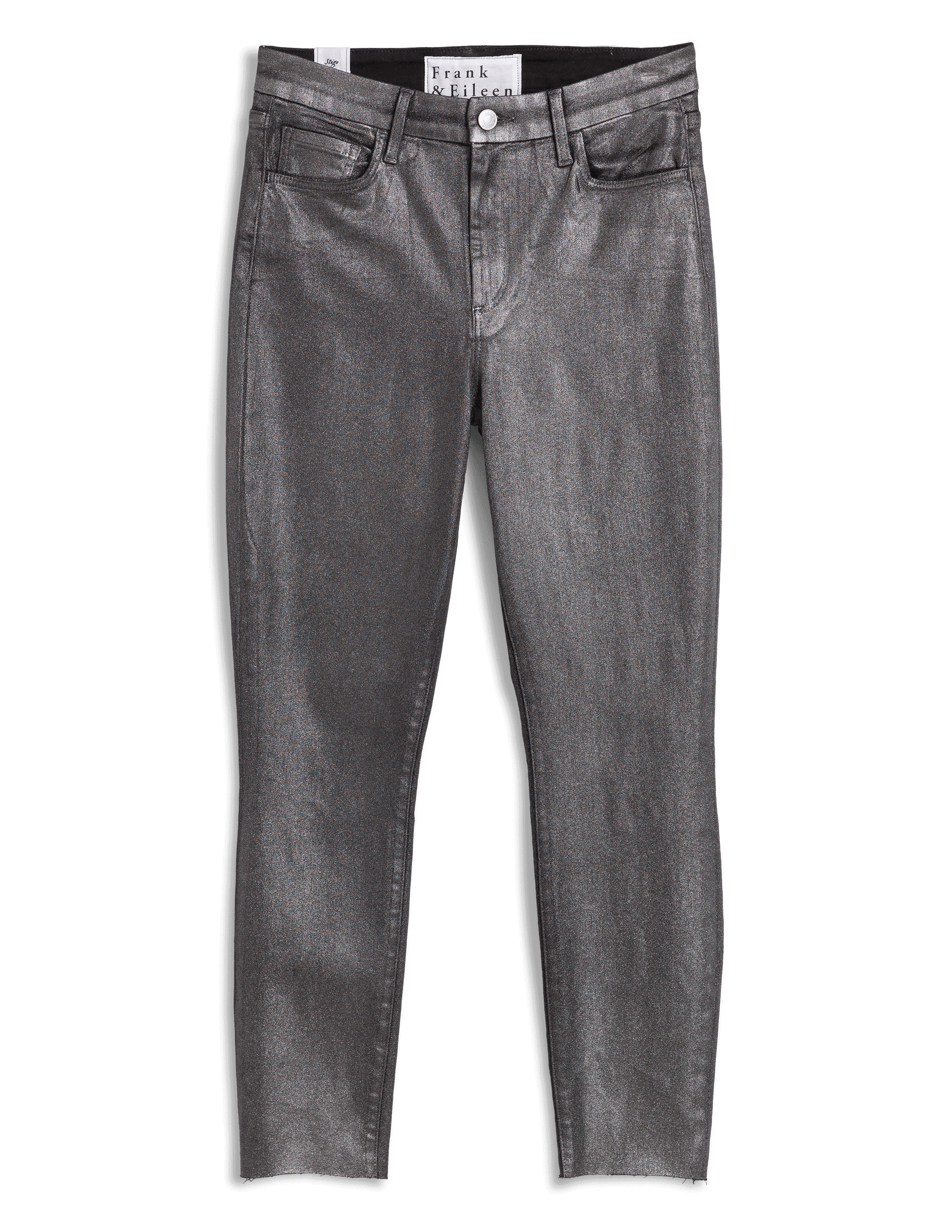 SLIGO Platinum Glitter Wax, Italian Waxed Denim