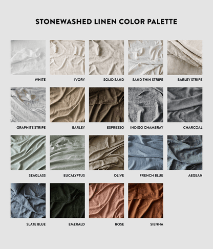 Stonewashed Linen Shams