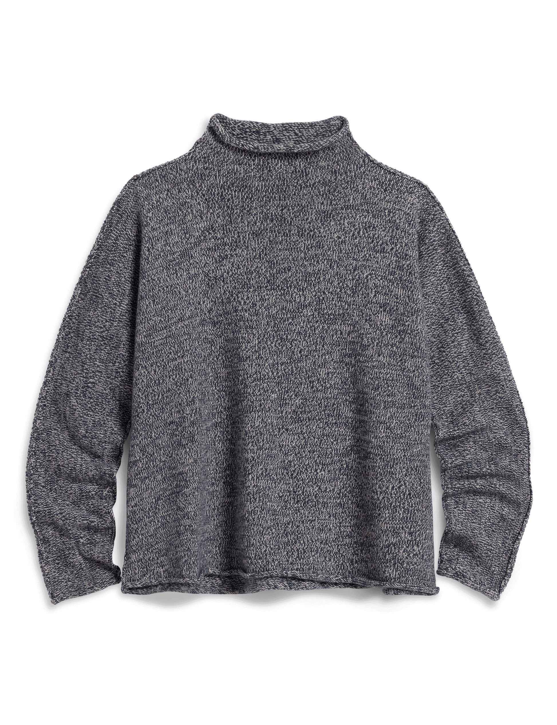 MONTEREY Dark Gray and Navy Melange, Pure Japanese Cotton