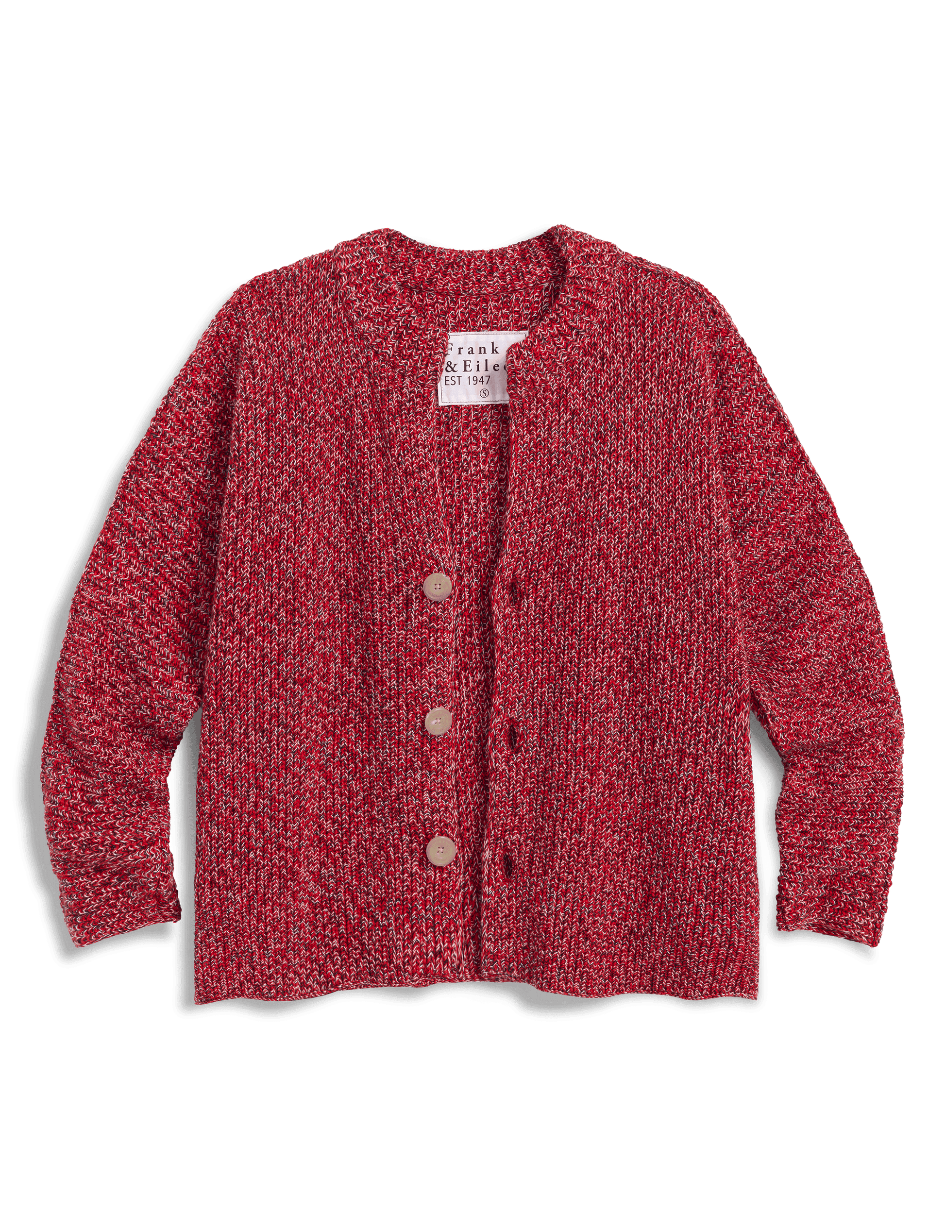 MONTECITO CARDIGAN Firecracker, Pure Italian Cotton