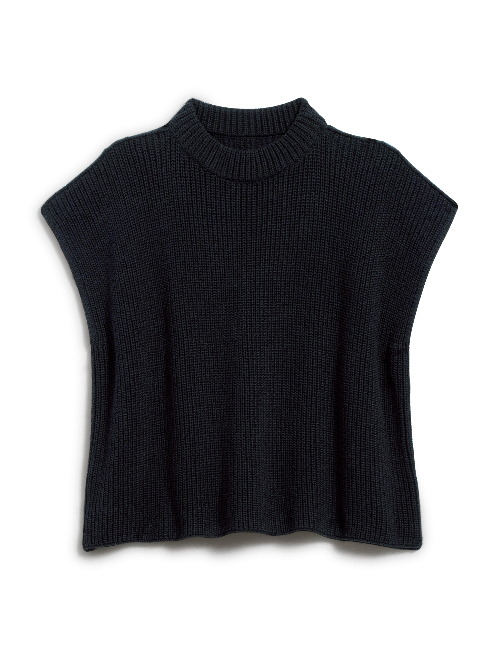 MONTECITO VEST Black, Pure Italian Cotton