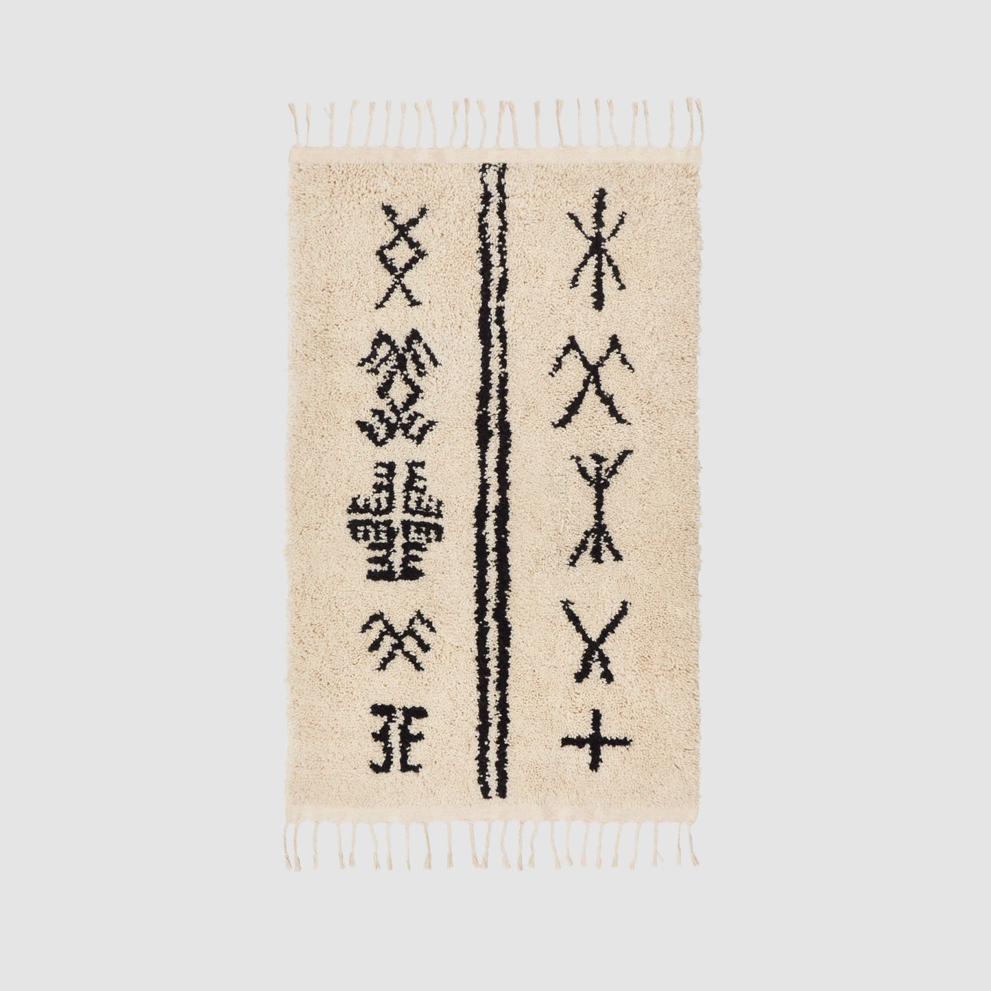 Salima Hand-Knotted Beni Ourain Accent Rug
