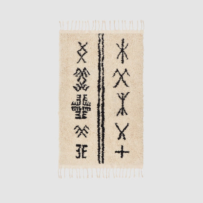 Salima Hand-Knotted Beni Ourain Accent Rug