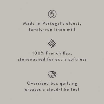 QA | Stonewashed Linen Quilt