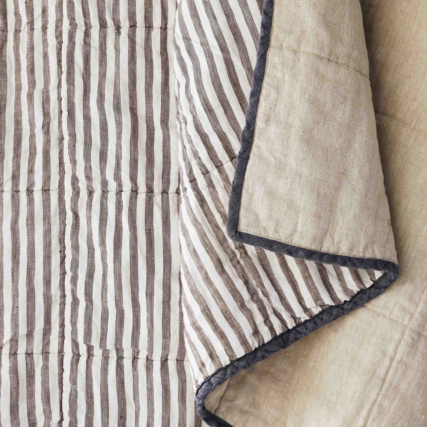 Simple Lines Quilted Throw