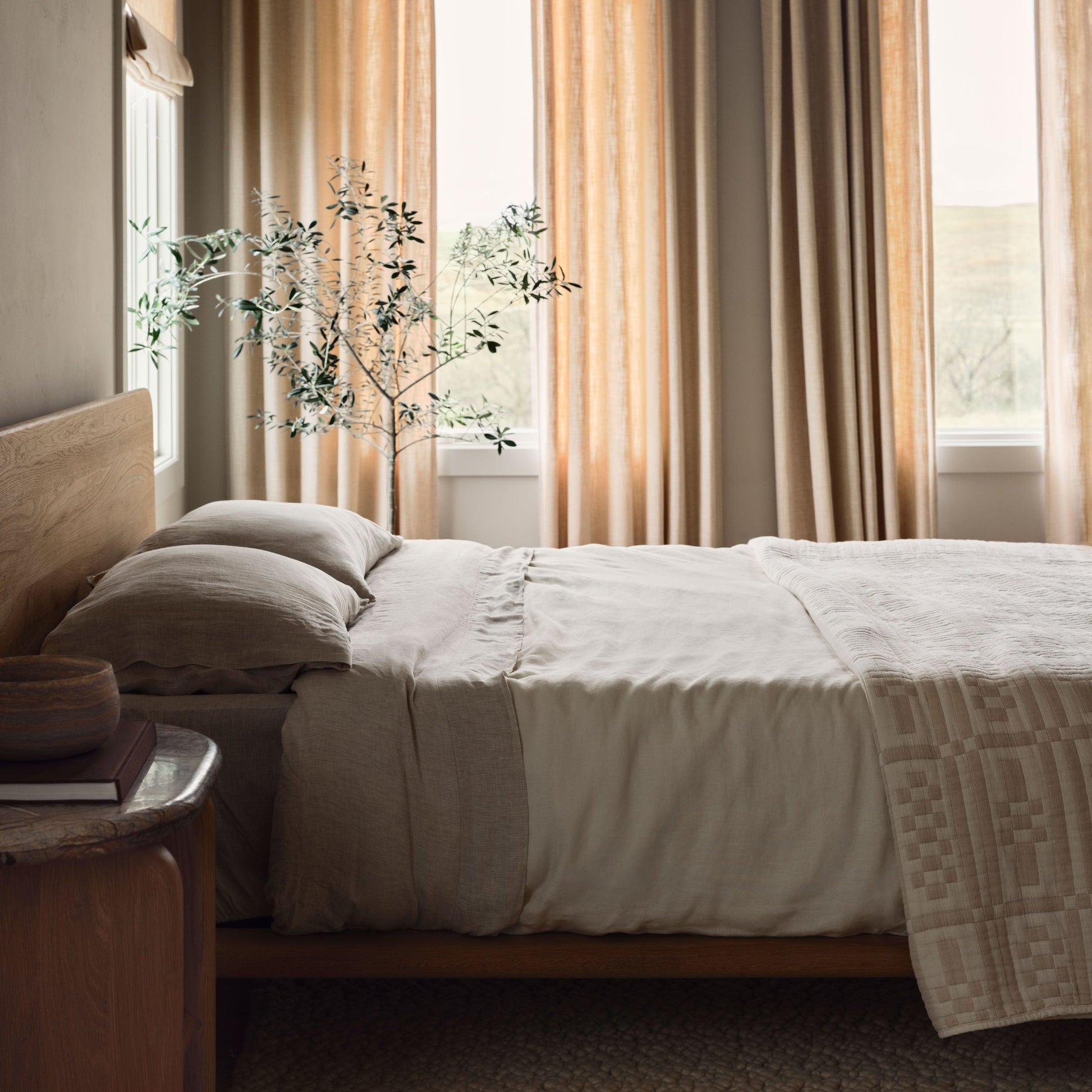 Stonewashed Linen Duvet Cover