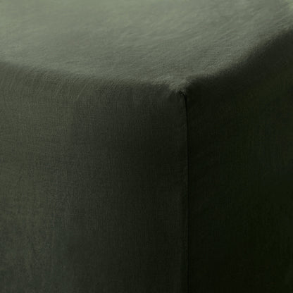 Stonewashed Linen Fitted Sheet