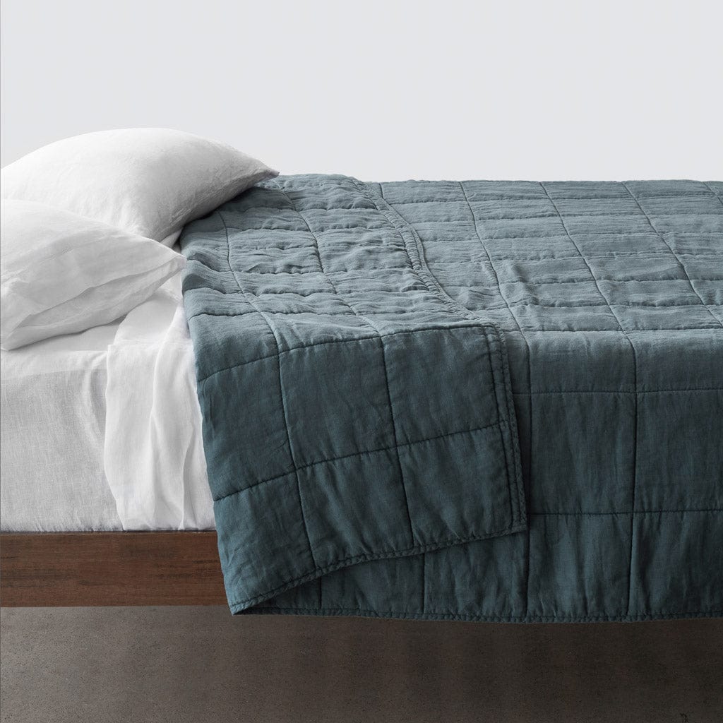 QA | Stonewashed Linen Quilt