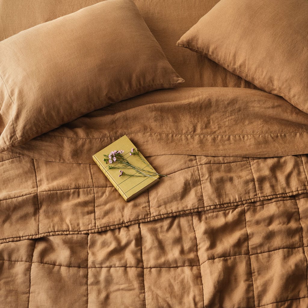 Stonewashed Linen Quilt