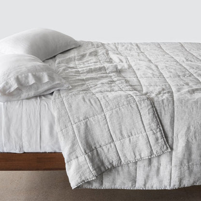 QA | Stonewashed Linen Quilt