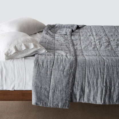 QA | Stonewashed Linen Quilt