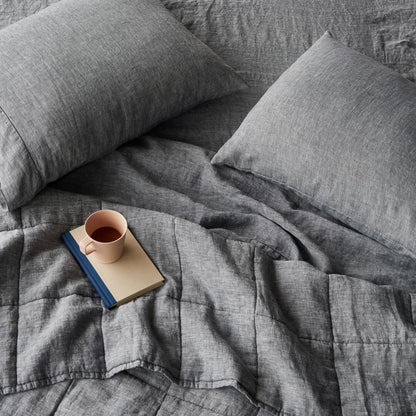 QA | Stonewashed Linen Quilt