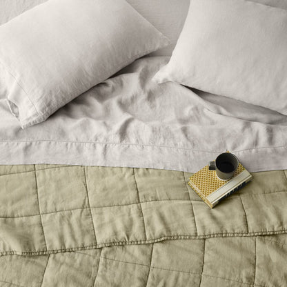 QA | Stonewashed Linen Quilt