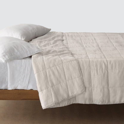 QA | Stonewashed Linen Quilt