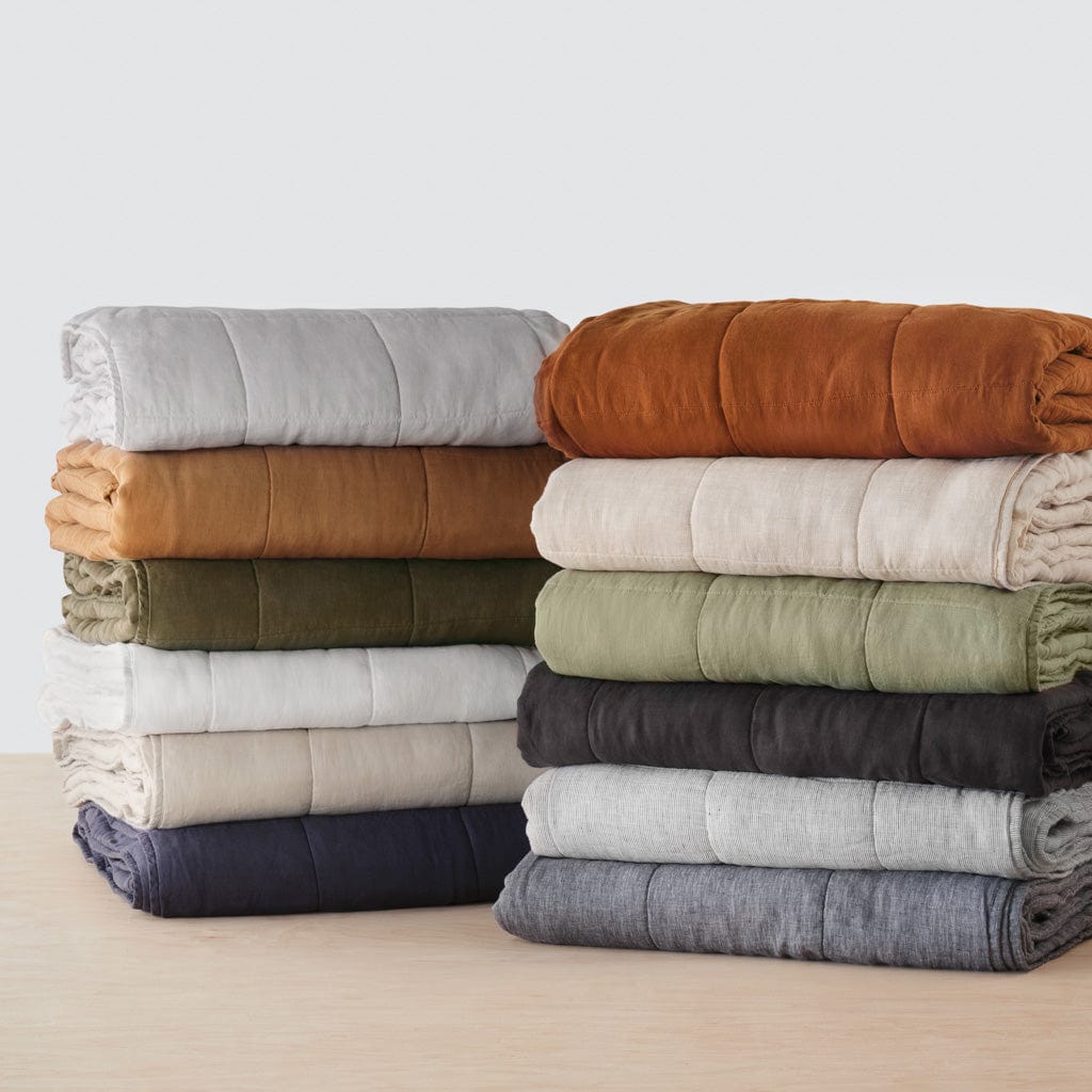 QA | Stonewashed Linen Quilt