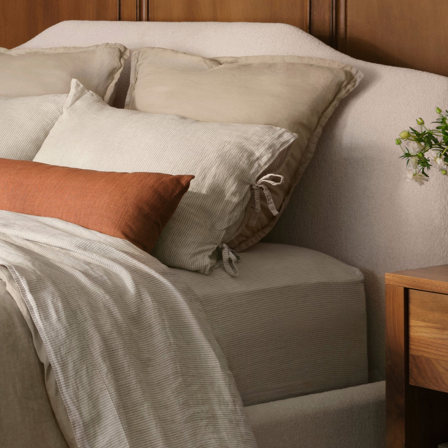 Stonewashed Linen Euro Shams