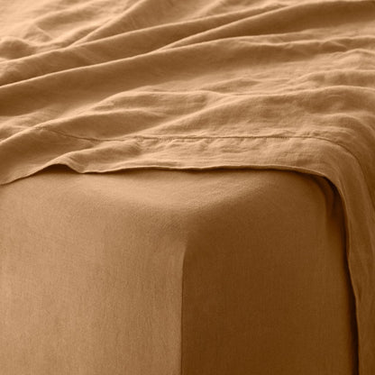 Stonewashed Linen Sheet Set