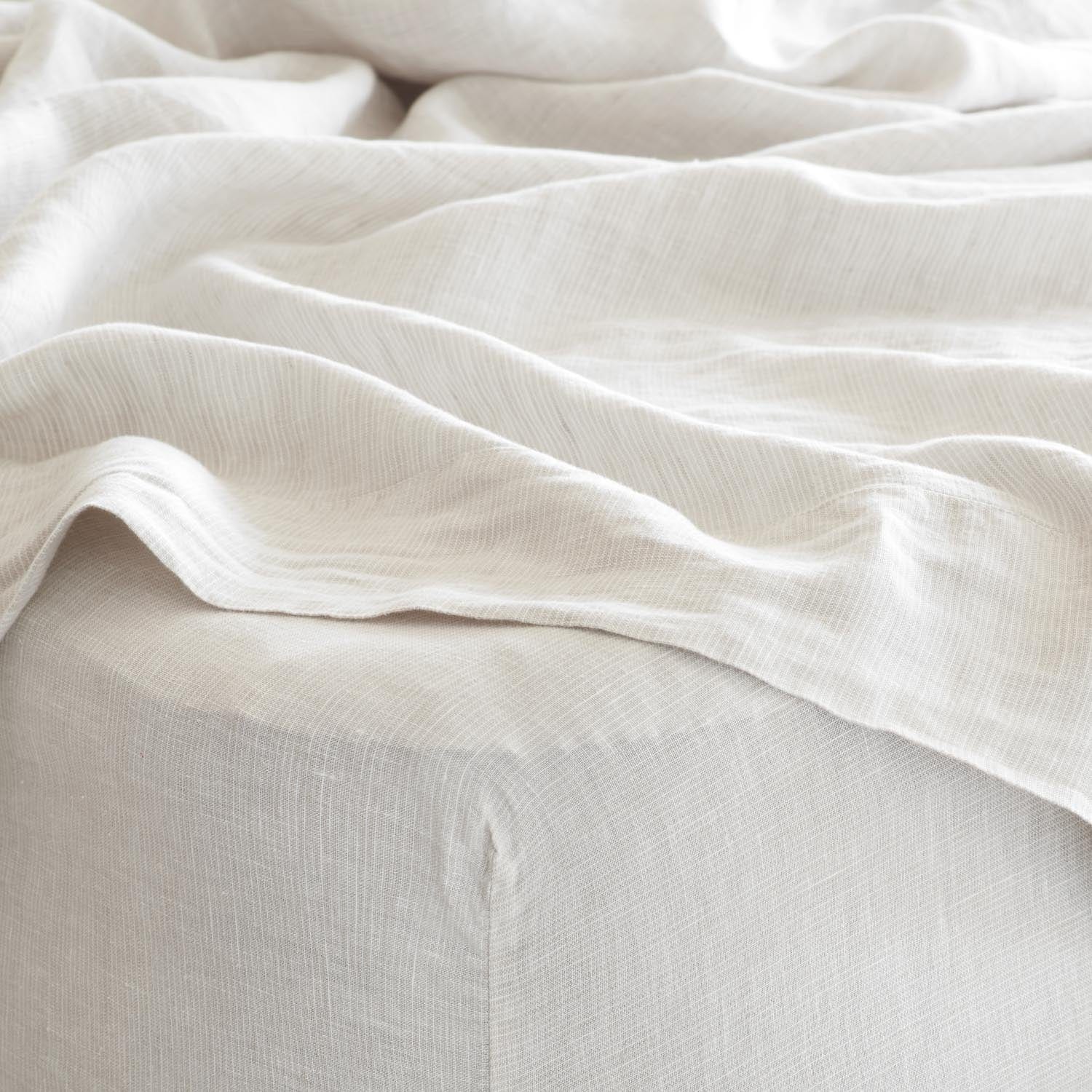 Stonewashed Linen Sheet Set