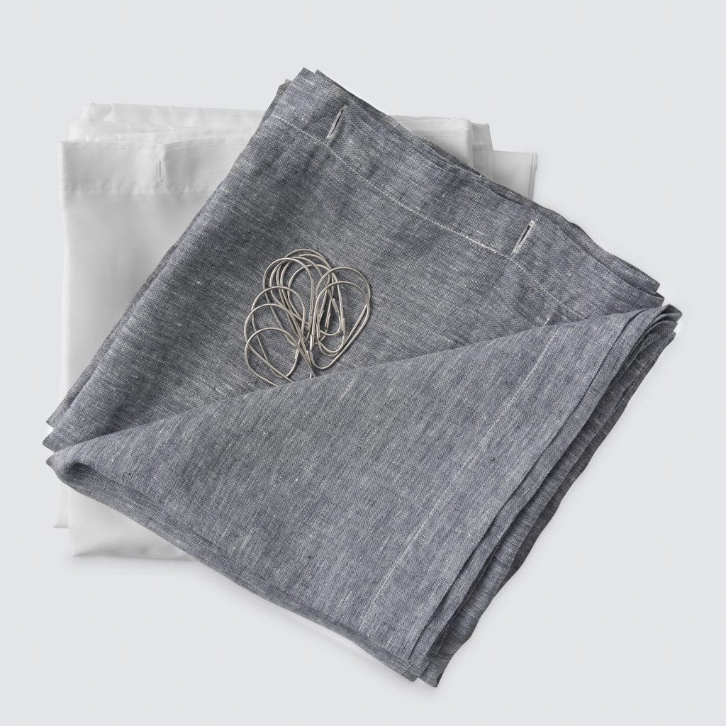 Stonewashed Linen Shower Curtain