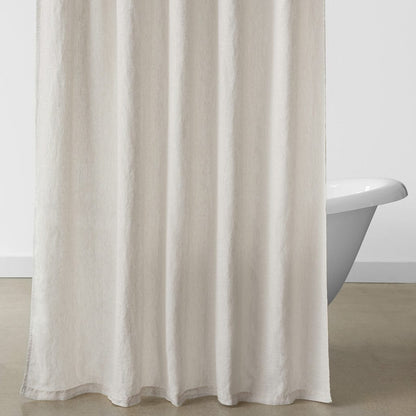 Stonewashed Linen Shower Curtain
