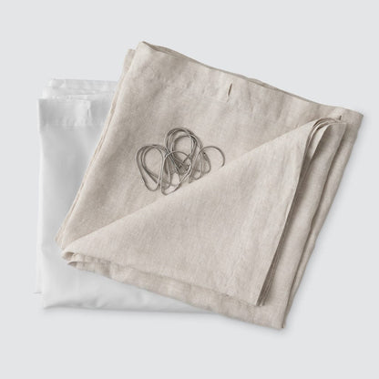 Stonewashed Linen Shower Curtain