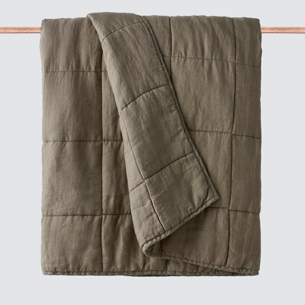 QA | Stonewashed Linen Quilt