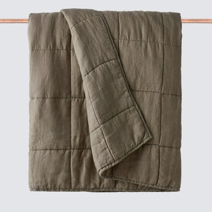 QA | Stonewashed Linen Quilt