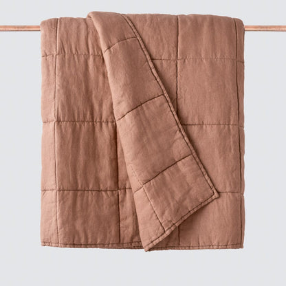 QA | Stonewashed Linen Quilt