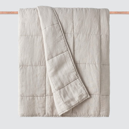 QA | Stonewashed Linen Quilt