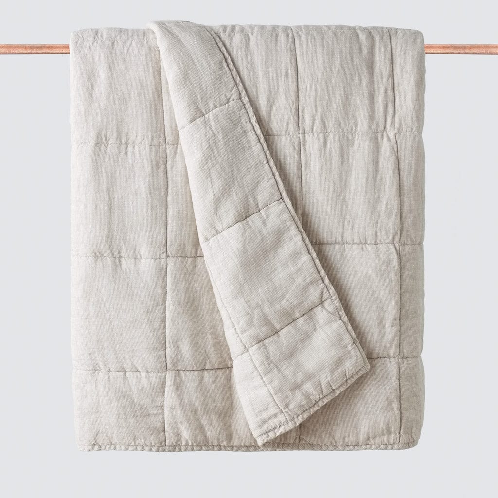 QA | Stonewashed Linen Quilt