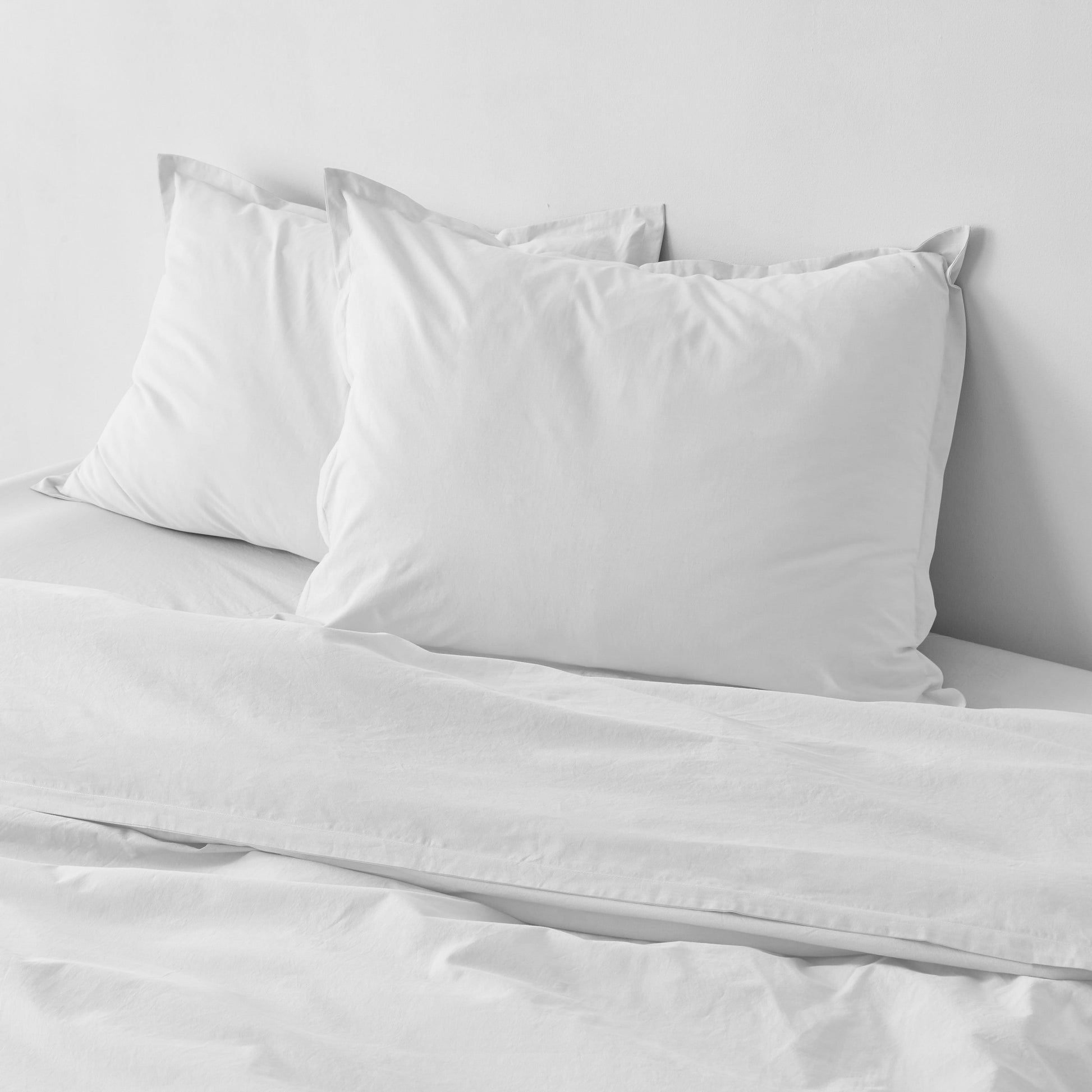 Stonewashed Organic Cotton Percale Duvet Cover