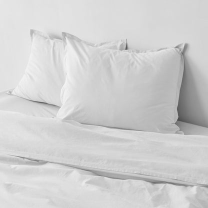 Stonewashed Organic Cotton Percale Duvet Cover