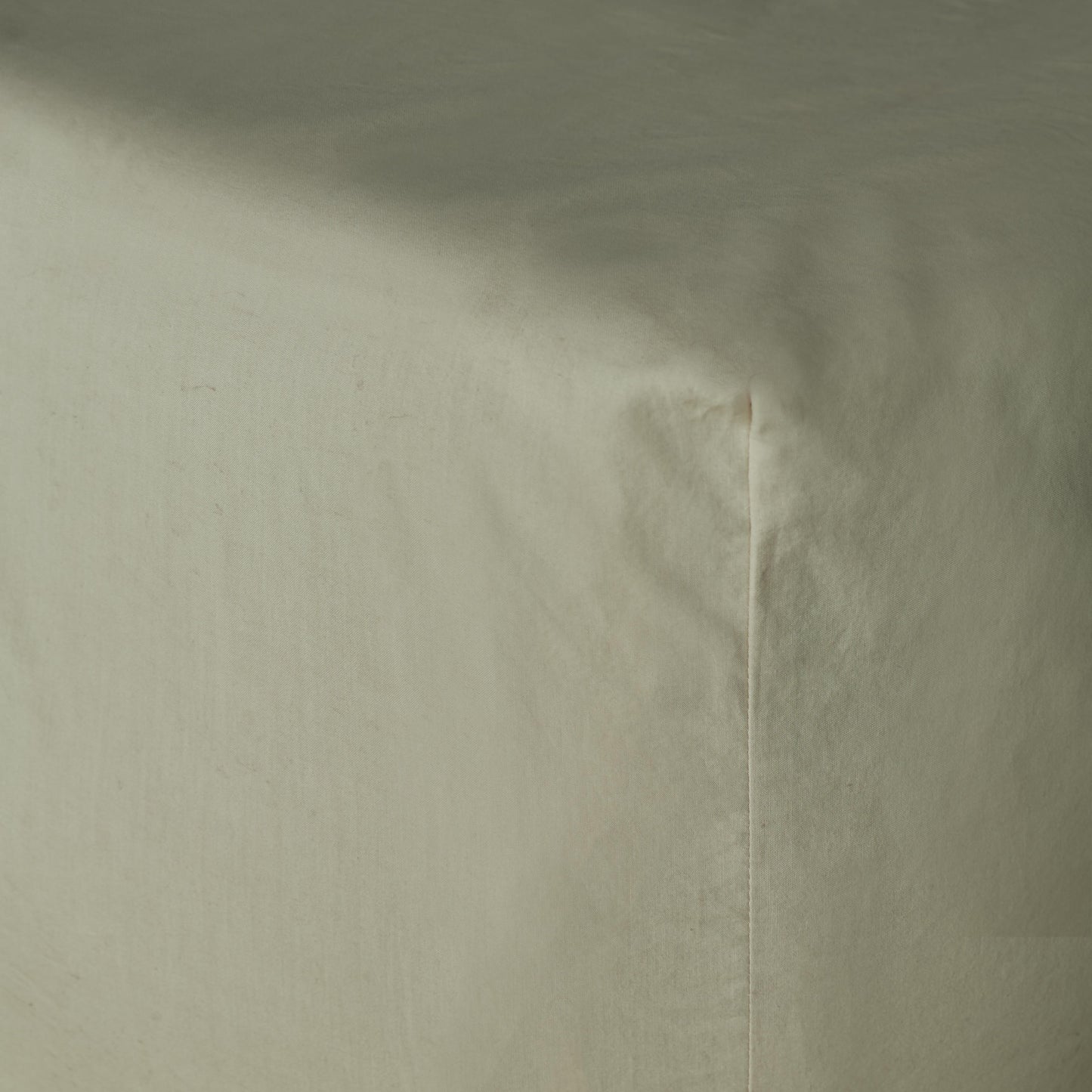 Stonewashed Organic Cotton Percale Fitted Sheet