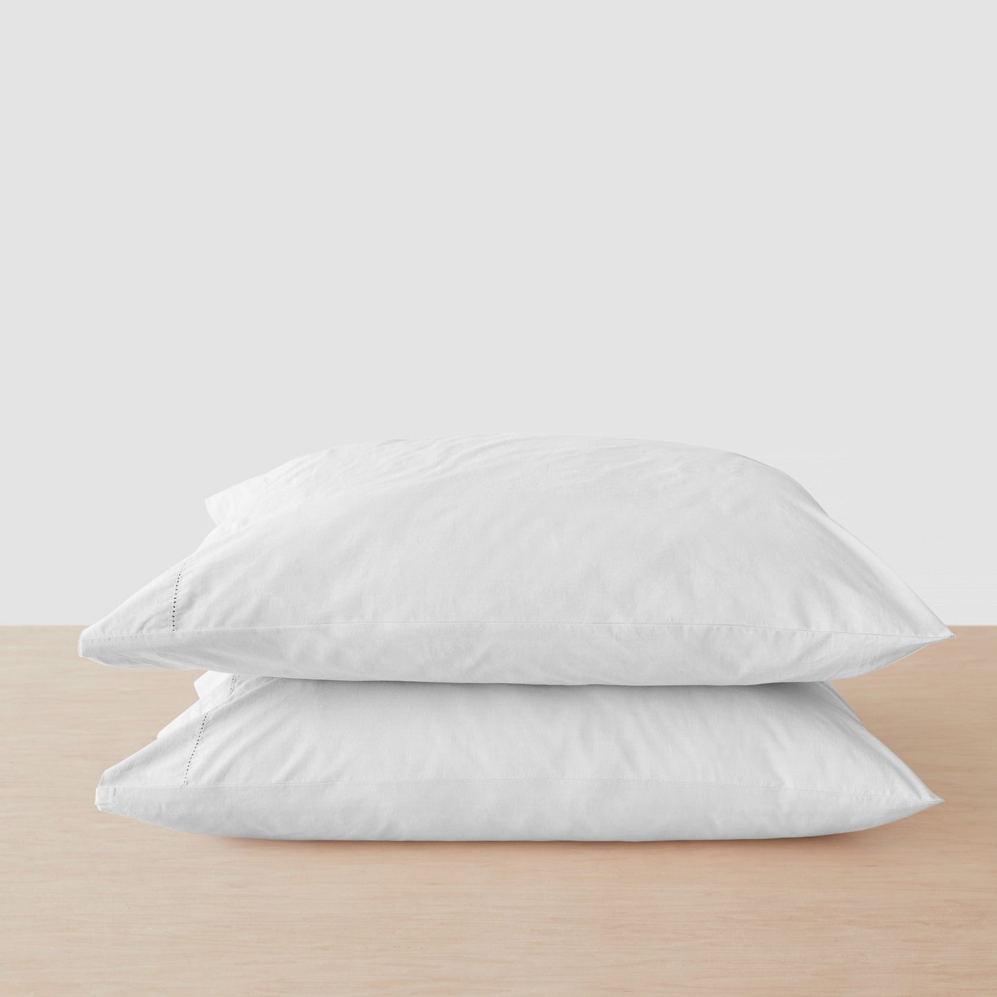 Stonewashed Organic Cotton Percale Pillowcases